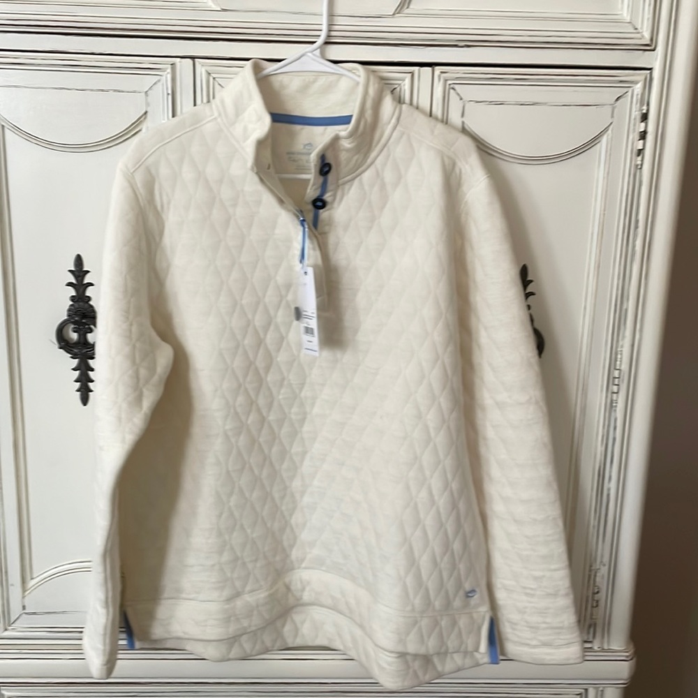 Southern tide quilted pullover